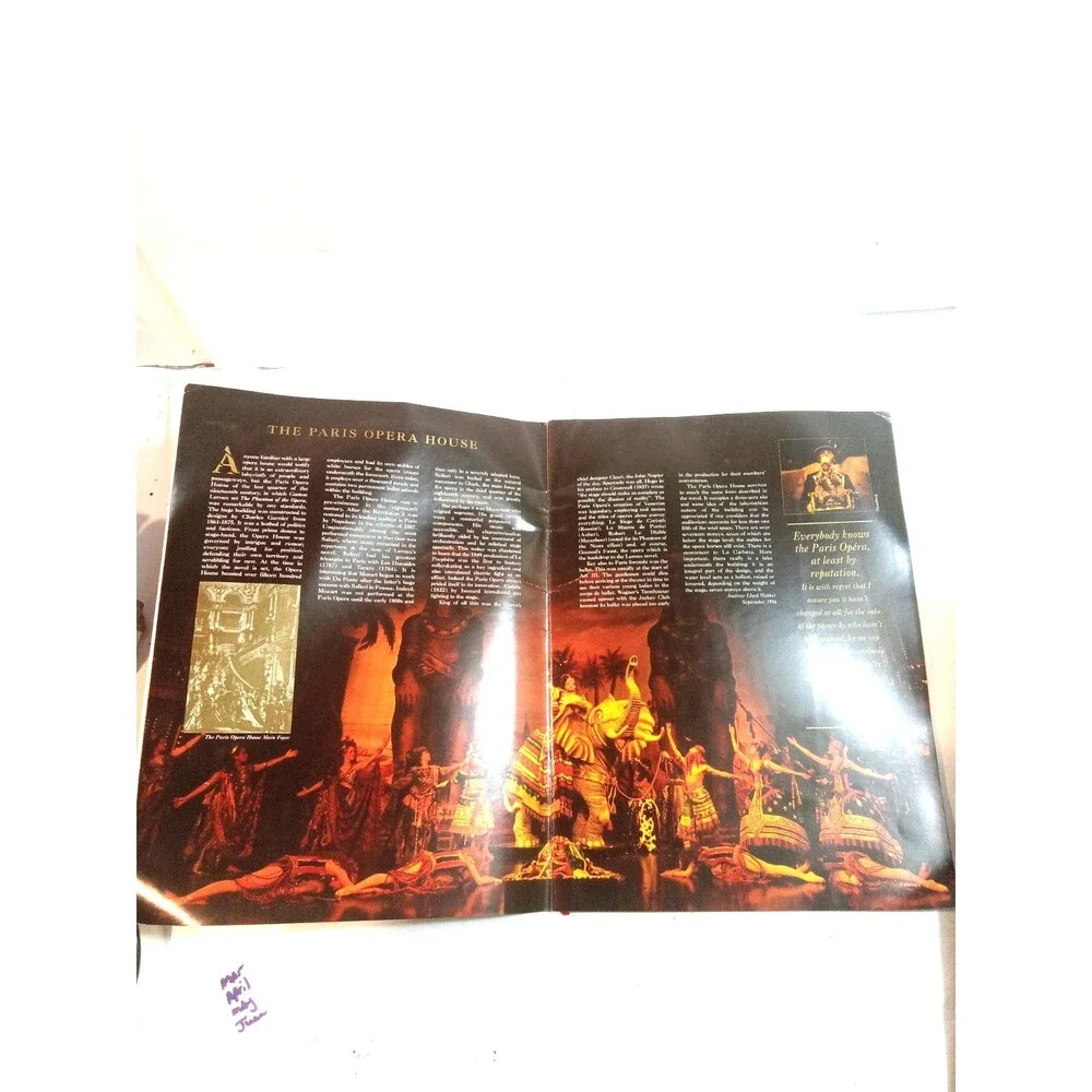 VTG Phantom of the Opera Souvenir Program w/Inserts